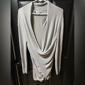 Jennifer Lopez Shimmering Silver Knit